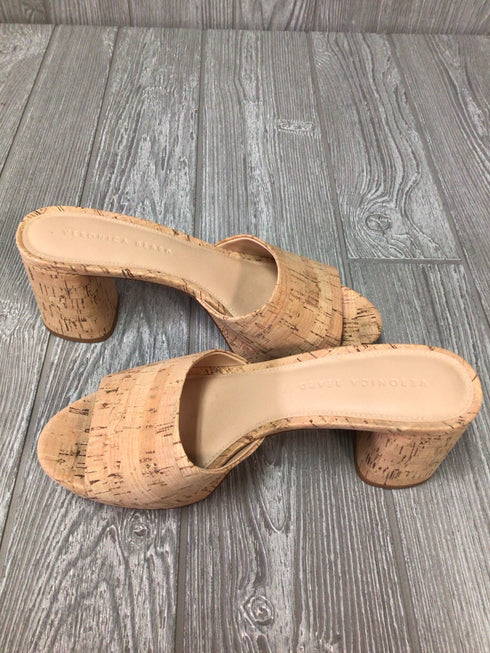 Veronica Beard Dali Platform Cork Sandals Size 8.5
